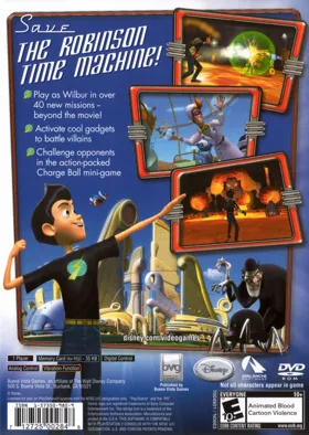 Walt Disney Pictures Presents Meet the Robinsons box cover back